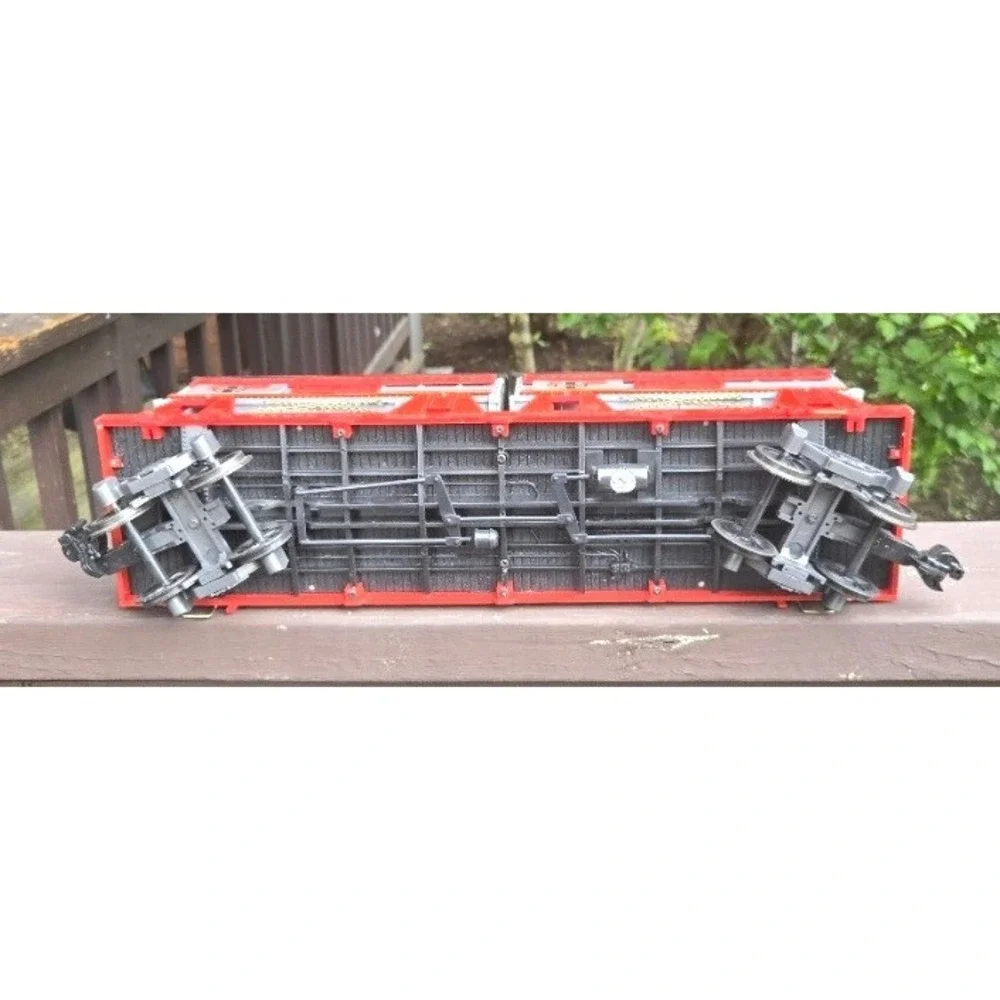 Polk's G Scale Santa Fe Piggyback Flatcar with Two‎ Trailers REA-46502